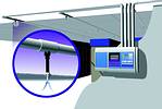 Illustration 1: Air sampled through a capillary and sample point